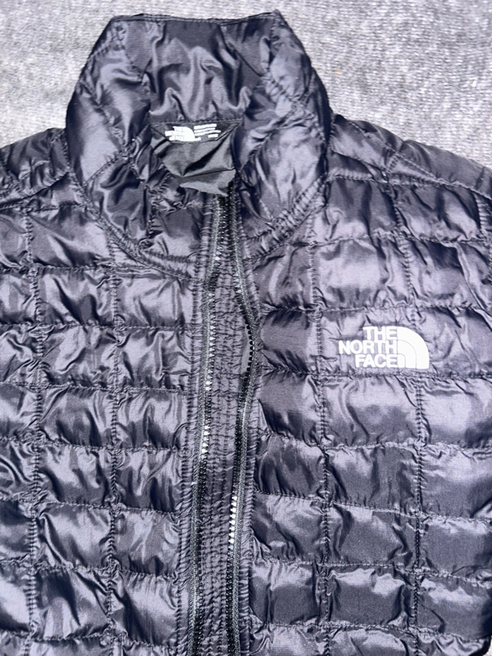 The North Face Black Quilted Down-Style Jacket